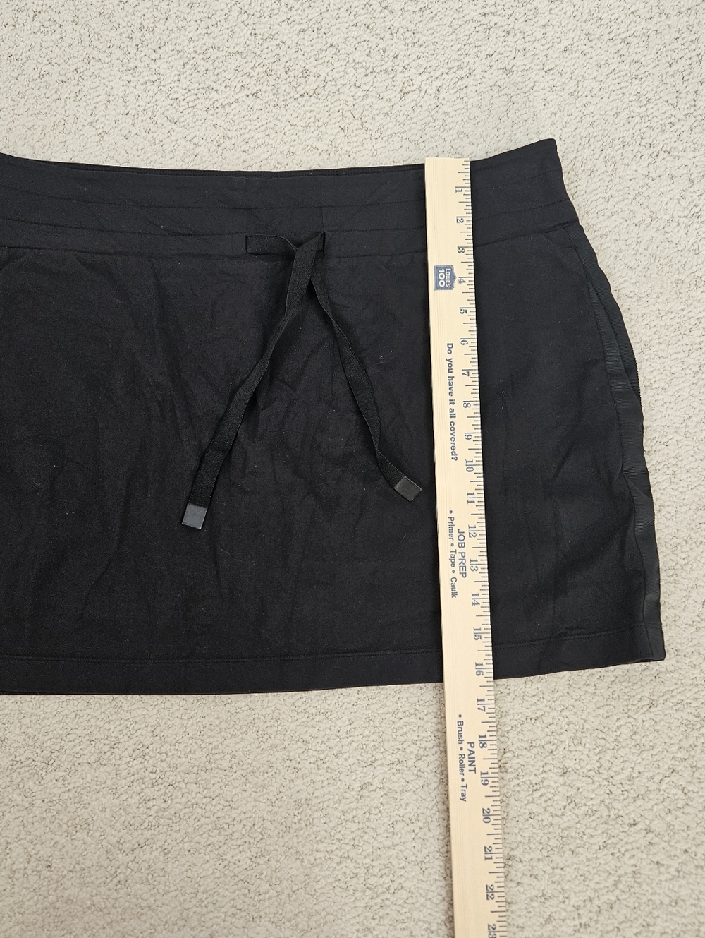 Athleta Skort Black Womens XL Zipper Pocket Active Golf Pickleball Outdoor - Picture 4 of 7